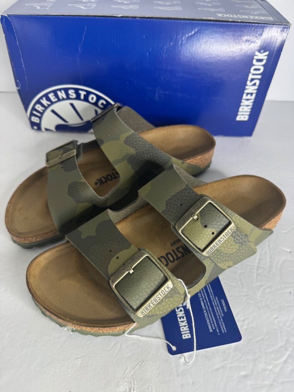 BIRKENSTOCK Arizona Desert Soil Camo Sandals EU 37 Women's US 6 Men's US 4 NIB - Picture 3 of 6